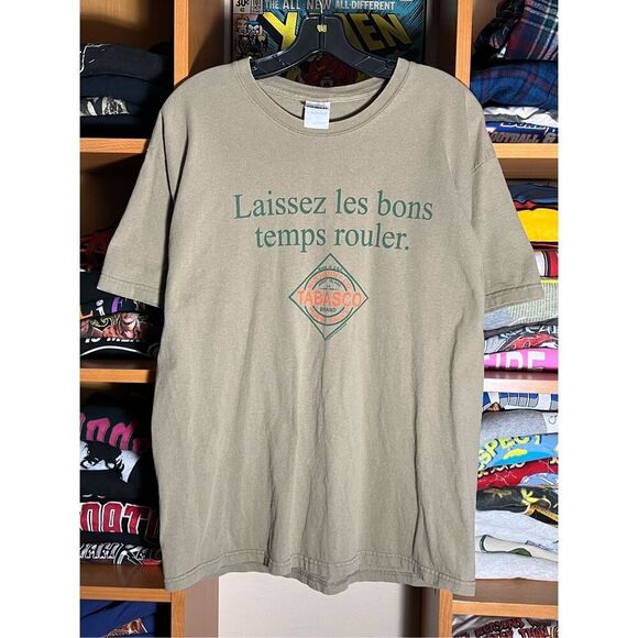 Vintage Y2K Tabasco Let The Good Times Roll Tee - Picture 1 of 5